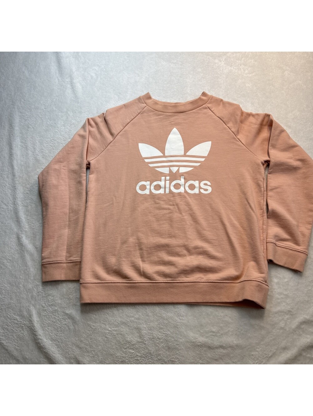 Adidas Originals Women's Crewneck Sweatshirt Size L Pink (2405)